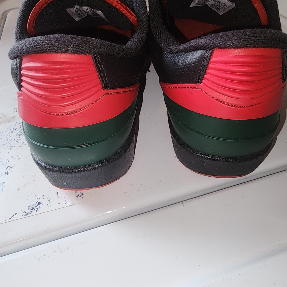 Jordan Black and Red Athletic Shoes - Picture 3 of 3